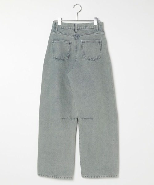 Heather(ヘザー)の「ビジューカーブデニムパンツ 491005(デニムパンツ・レディース・ブルー/ブラック・S/M)」の7枚目の写真