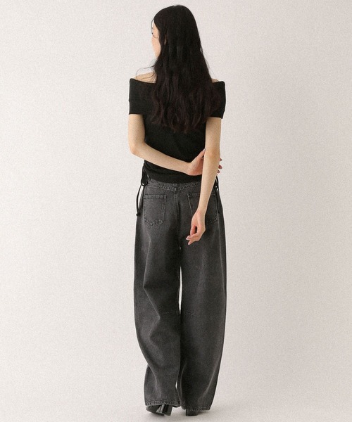 Heather(ヘザー)の「ビジューカーブデニムパンツ 491005(デニムパンツ・レディース・ブルー/ブラック・S/M)」の17枚目の写真