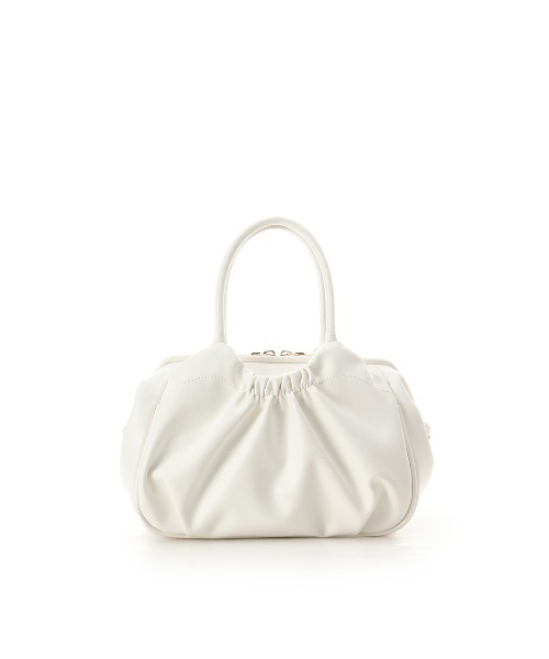 Samantha Thavasa（サマンサタバサ）の「ギャザーデザインハンドバッグ（ハンドバッグ・レディース・ホワイト/ブラック/ミント/ラベンダー・FREE）」の22枚目の写真