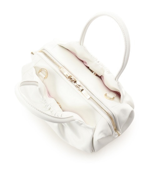 Samantha Thavasa（サマンサタバサ）の「ギャザーデザインハンドバッグ（ハンドバッグ・レディース・ホワイト/ブラック/ミント/ラベンダー・FREE）」の21枚目の写真