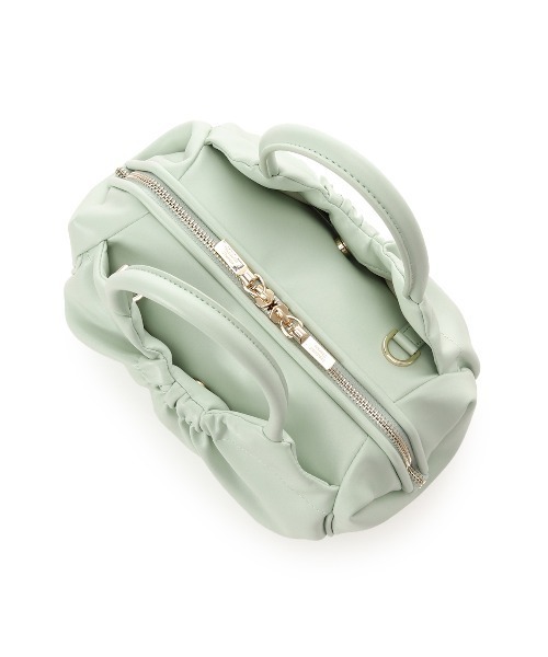 Samantha Thavasa（サマンサタバサ）の「ギャザーデザインハンドバッグ（ハンドバッグ・レディース・ホワイト/ブラック/ミント/ラベンダー・FREE）」の14枚目の写真