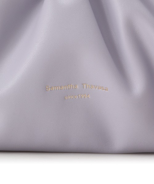 Samantha Thavasa（サマンサタバサ）の「ギャザーデザインハンドバッグ（ハンドバッグ・レディース・ホワイト/ブラック/ミント/ラベンダー・FREE）」の6枚目の写真