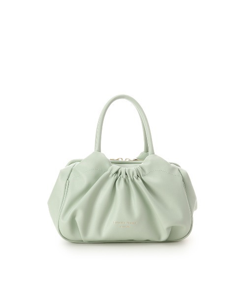 Samantha Thavasa（サマンサタバサ）の「ギャザーデザインハンドバッグ（ハンドバッグ・レディース・ホワイト/ブラック/ミント/ラベンダー・FREE）」の17枚目の写真