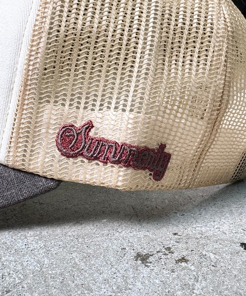 CALIFORNIA OUTFITTERS(カリフォルニア アウトフィッターズ)の「5A11 ヴィンテージ風 メッシュロゴキャップ(キャップ・メンズ・グレー/カーキ/オレンジ/ブラック/ライトブルー・ONESIZE)」の6枚目の写真