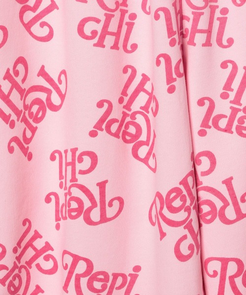 repipi armario（レピピ アルマリオ）の「【HOnOKAコラボ】ワイドスウェット【セットアップ着用可能】（スウェットパンツ・キッズ・ブラック/ピンク/レッド・MEDIUM/LARGE）」の8枚目の写真