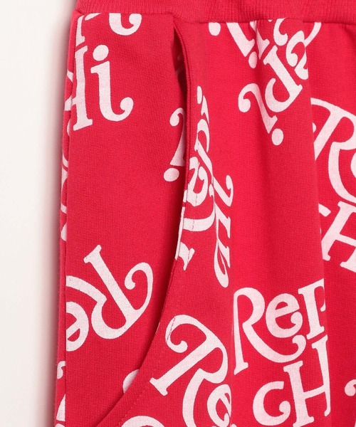 repipi armario（レピピ アルマリオ）の「【HOnOKAコラボ】ワイドスウェット【セットアップ着用可能】（スウェットパンツ・キッズ・ブラック/ピンク/レッド・MEDIUM/LARGE）」の18枚目の写真