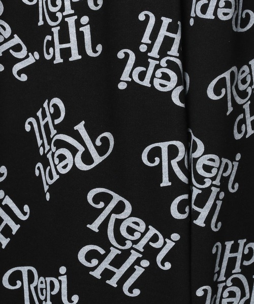 repipi armario（レピピ アルマリオ）の「【HOnOKAコラボ】ワイドスウェット【セットアップ着用可能】（スウェットパンツ・キッズ・ブラック/ピンク/レッド・MEDIUM/LARGE）」の7枚目の写真