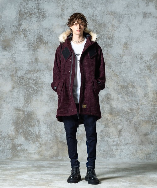 High Neck Mods Coat / ハイネックモッズコート（モッズコート