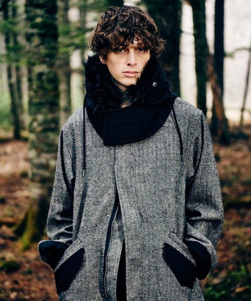 【美品】glamb ハイネックモッズコート24Autumn High Neck Mods Coat / ハイネックモッズコート（モッズコート