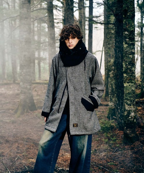 High Neck Mods Coat / ハイネックモッズコート（モッズコート