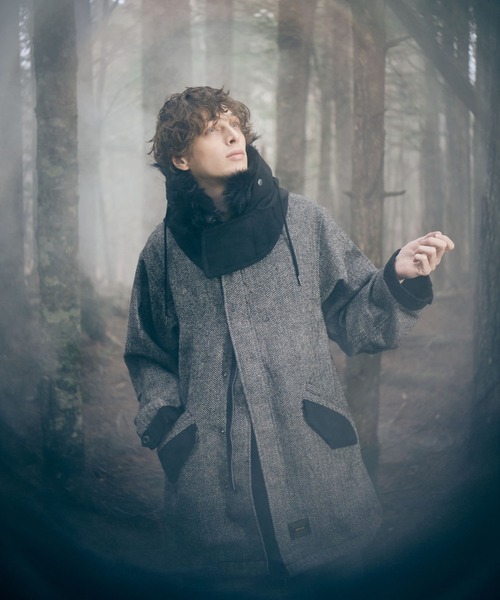 【美品】glamb ハイネックモッズコート24Autumn High Neck Mods Coat / ハイネックモッズコート（モッズコート