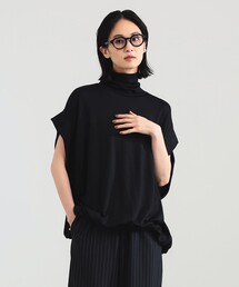 Demi-Luxe BEAMS（デミルクス ビームス）の「【別注】COG THE BIGSMOKE / KENNA ハイネック フレンチスリーブ トップス（Tシャツ/カットソー・レディース）」