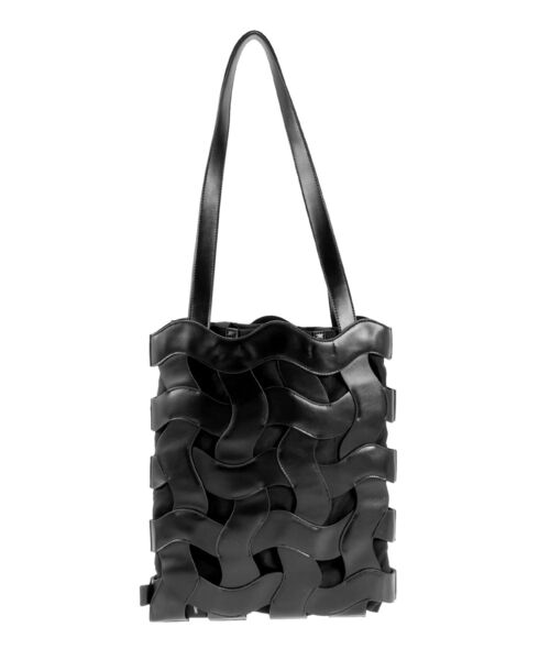 UN3D. CROSS WAVE TOTE ブラック CROSS WAVE TOTE / クロスウェーブトート（トートバッグ）｜UN3D