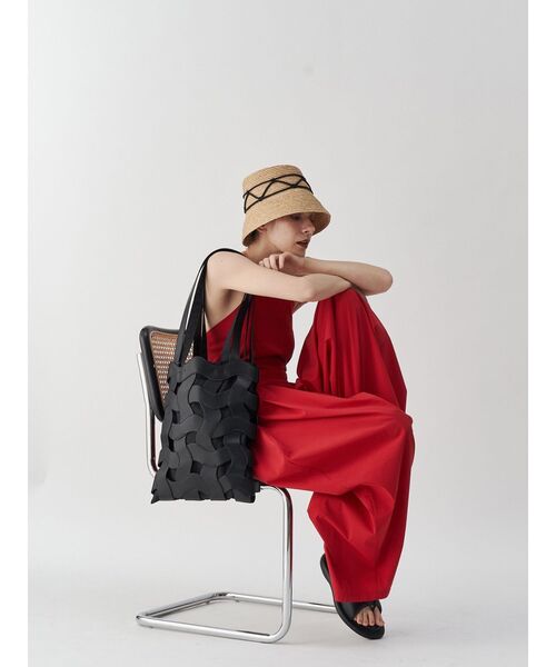 UN3D. CROSS WAVE TOTE ブラック CROSS WAVE TOTE / クロスウェーブトート（トートバッグ）｜UN3D