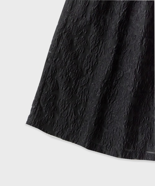 LE CIEL BLEU(ルシェルブルー)の「LE CIEL BLEU/ルシェルブルー Sheer Jacquard Dress シアージャカードドレス(ドレス・レディース・ホワイト/ブラック/ネイビー・36)」の18枚目の写真