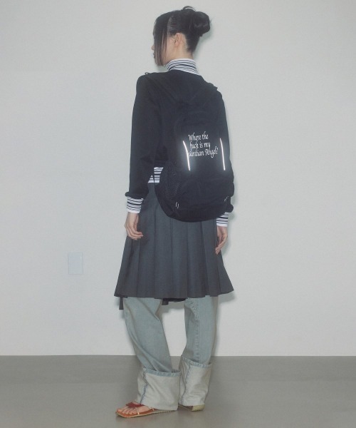 sculptor リュック バッグパック SCULPTOR] Cordura String Rucksack [BLACK] 正規品 韓国