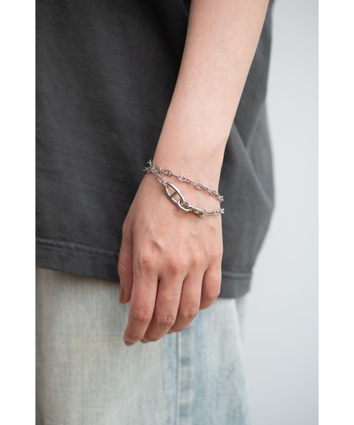 DISCOVERED（ディスカバード）の「【ZOZO限定】DOUBLE BRACELET（ブレスレット・メンズ・シルバー・FREE）」の6枚目の写真