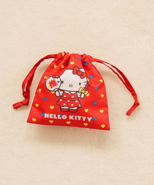 Me%(ミィパーセント)の「【HELLO KITTY】プリントキンチャクポーチ 319783(ポーチ・レディース・オフホワイト/イエロー系その他/ホワイト/その他6/その他1/その他3・FREE)」の11枚目の写真