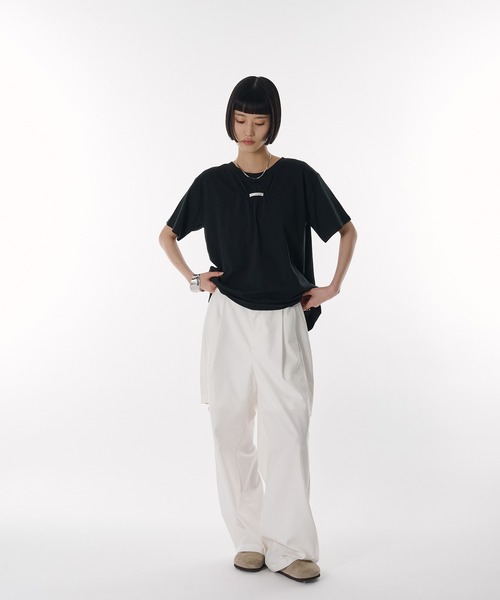 【ohotoro】2way Shirring T-Shirt ブラック Amazon.co.jp: 【Schott】【ショット】 Tシャツ T-SHIRT COLOR