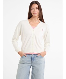 GUESS JEANS | GUESS JEANS Ls Vn Mini Triangle Cardi カーディガン レディース(カーディガン/ボレロ)