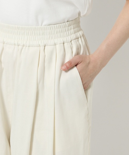 LOWRYS FARM（ローリーズファーム）の「リネンイージーコクーンパンツ　497448（その他パンツ・レディース・イエロー/アイボリー/ブラック/ブラウン・MEDIUM/LARGE）」の9枚目の写真