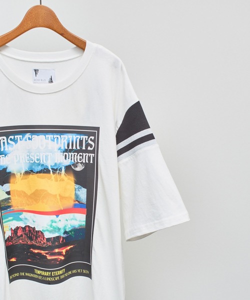 OKIRAKU（オキラク）の「(OKIRAKU×ROSE BUD)SHOULDER LINE LAYERED DRESS（ワンピース・レディース・ホワイト/ブラック・ONE SIZE）」の7枚目の写真