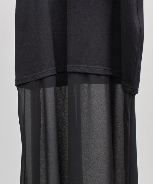 セール】(OKIRAKU×ROSE BUD)SHOULDER LINE LAYERED DRESS