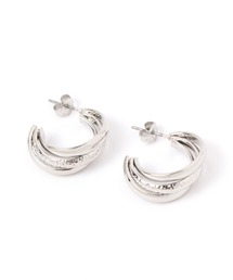 マットフォークフープピアス / 497814