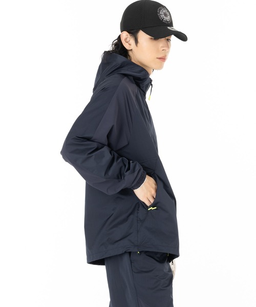 NEW ERA（ニューエラ）の「ニューエラゴルフ ジャケット ウィンドジャケットフーディー リップストップ（その他アウター・メンズ・ブラック/ネイビー・XXL/XL/M/L）」の5枚目の写真