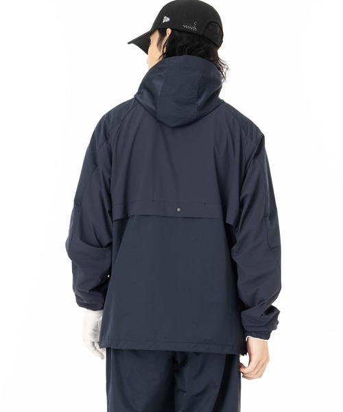 NEW ERA（ニューエラ）の「ニューエラゴルフ ジャケット ウィンドジャケットフーディー リップストップ（その他アウター・メンズ・ブラック/ネイビー・XXL/XL/M/L）」の4枚目の写真