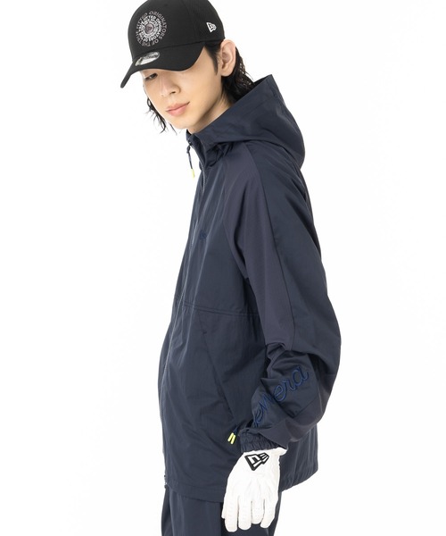 NEW ERA（ニューエラ）の「ニューエラゴルフ ジャケット ウィンドジャケットフーディー リップストップ（その他アウター・メンズ・ブラック/ネイビー・XXL/XL/M/L）」の3枚目の写真