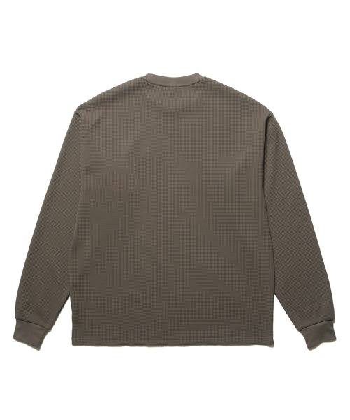 トップス FCRB TECH WAFFLE LOUNGE TOP XL BLACK TECH WAFFLE LOUNGE TOP
