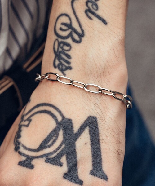 Subciety(サブサエティ)の「Square chain bracelet(ブレスレット・メンズ・シルバー・FREE)」の15枚目の写真