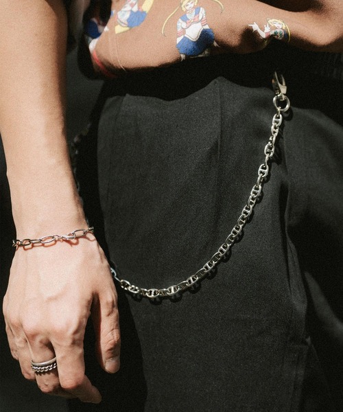 Subciety（サブサエティ）の「Square chain bracelet（ブレスレット・メンズ・シルバー・FREE）」の10枚目の写真