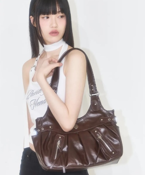 【ILLIGO】アンバー バックル ショルダーバッグ セール】【ILLIGO】アンバー バックル ショルダーバッグ AMBER