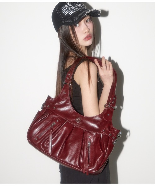 【ILLIGO】アンバー バックル ショルダーバッグ セール】【ILLIGO】アンバー バックル ショルダーバッグ AMBER