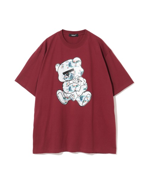 【関税込み】UNDERCOVER バーガンディ UC1D9810-2 Tシャツ セール/ブランド古着】半袖Tシャツ（Tシャツ/カットソー