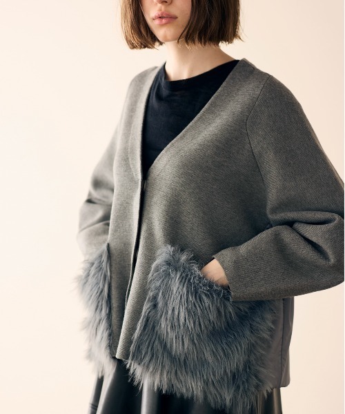 セール】shaggy pocket milano rib jacket（その他アウター）｜Marilyn