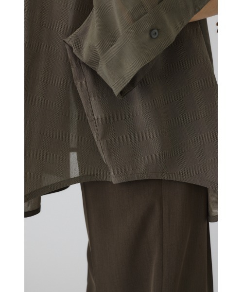 RIM.ARK（リムアーク）の「Oversized check pattern SH オーバーサイズ