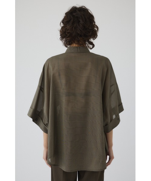 Oversized check pattern SH オーバーサイズドチェックパターン