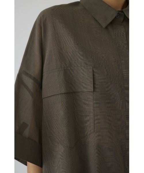 RIM.ARK（リムアーク）の「Oversized check pattern SH オーバーサイズ