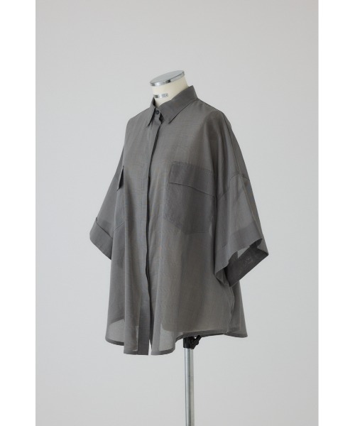 Oversized check pattern SH オーバーサイズドチェックパターン