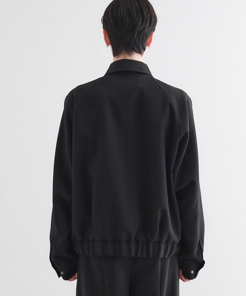 tk.TAKEO KIKUCHI（ティーケータケオキクチ）の「カーブシームフライトブルゾン（ブルゾン・メンズ・ブラック/ブラウン系・01/02/03）」の14枚目の写真