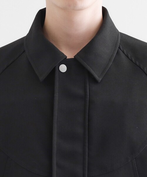 tk.TAKEO KIKUCHI（ティーケータケオキクチ）の「カーブシームフライトブルゾン（ブルゾン・メンズ・ブラック/ブラウン系・01/02/03）」の15枚目の写真