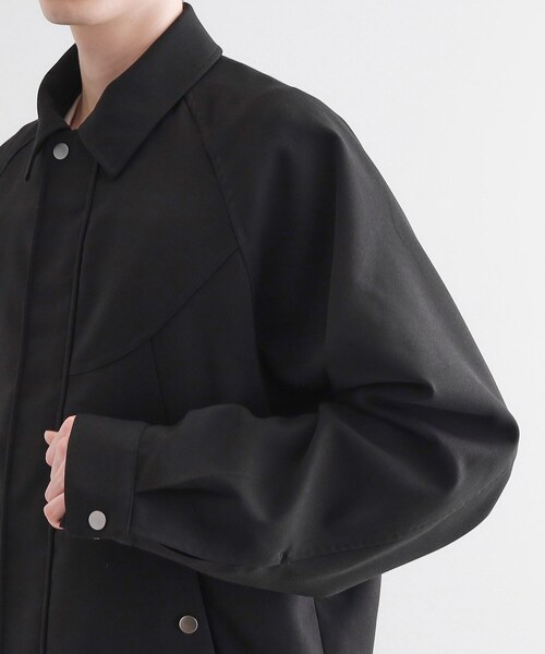 tk.TAKEO KIKUCHI（ティーケータケオキクチ）の「カーブシームフライトブルゾン（ブルゾン・メンズ・ブラック/ブラウン系・01/02/03）」の16枚目の写真