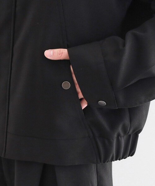 tk.TAKEO KIKUCHI（ティーケータケオキクチ）の「カーブシームフライトブルゾン（ブルゾン・メンズ・ブラック/ブラウン系・01/02/03）」の17枚目の写真