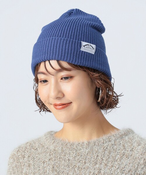 roomさま専用 BEAMS BOY【別注】リサイクル ワッチキャップ セール】コットン タグ ワッチキャップ（ニットキャップ/ビーニー