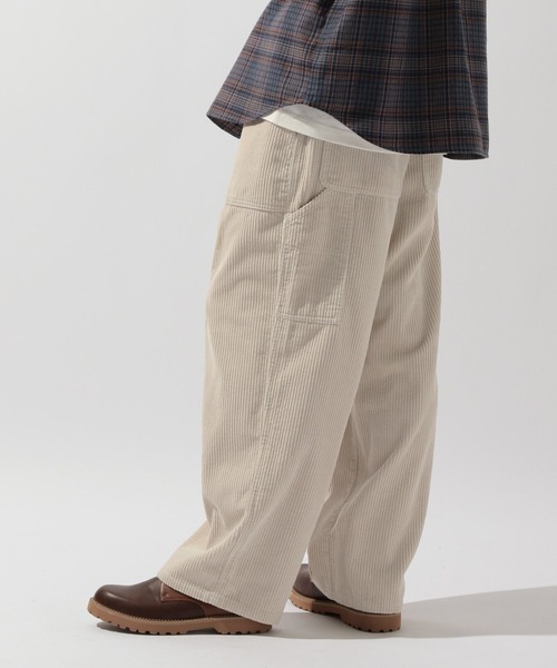 niko and...（ニコアンド）の「コーデュロイペインターパンツ（その他パンツ・メンズ・ブルー/チャコール/オフホワイト/ブラウン・MEDIUM/LARGE）」の5枚目の写真