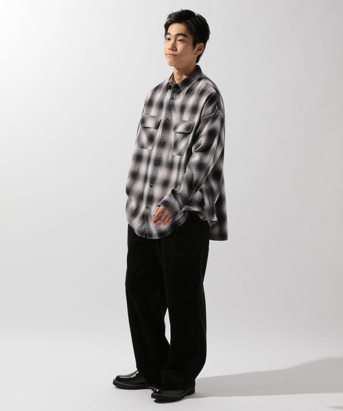 niko and...（ニコアンド）の「コーデュロイペインターパンツ（その他パンツ・メンズ・ブルー/チャコール/オフホワイト/ブラウン・MEDIUM/LARGE）」の7枚目の写真