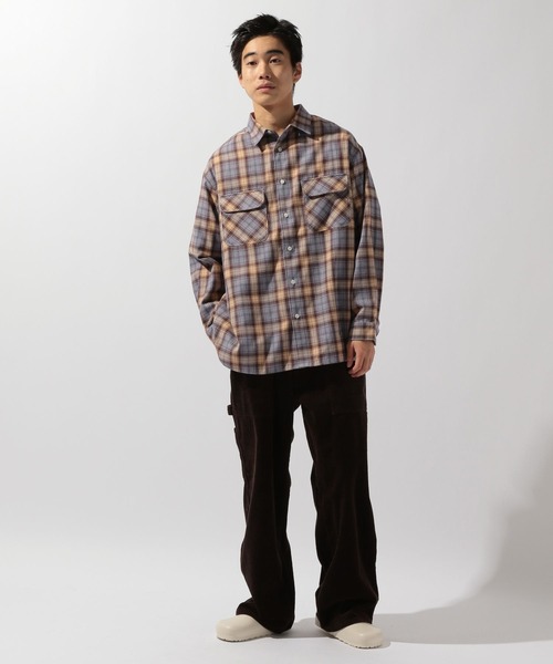 niko and...（ニコアンド）の「コーデュロイペインターパンツ（その他パンツ・メンズ・ブルー/チャコール/オフホワイト/ブラウン・MEDIUM/LARGE）」の10枚目の写真